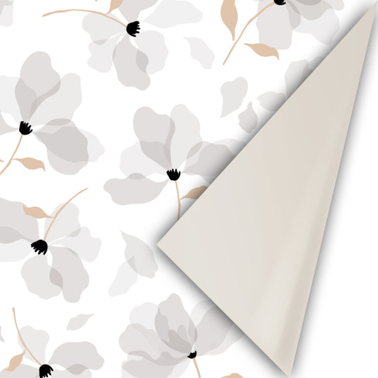  Inpakpapier - Layered Petals - Natural Het cadeaupapier is 30 cm x 3 meter. 