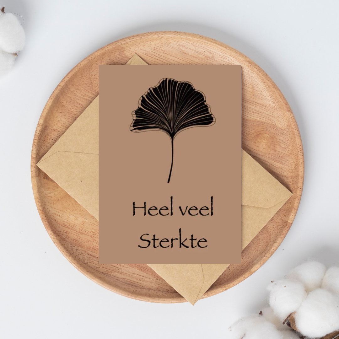 Ansichtkaart - Heel veel sterkte