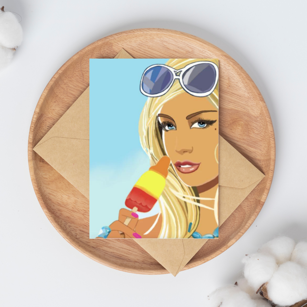 Ansichtkaart - Ice cream