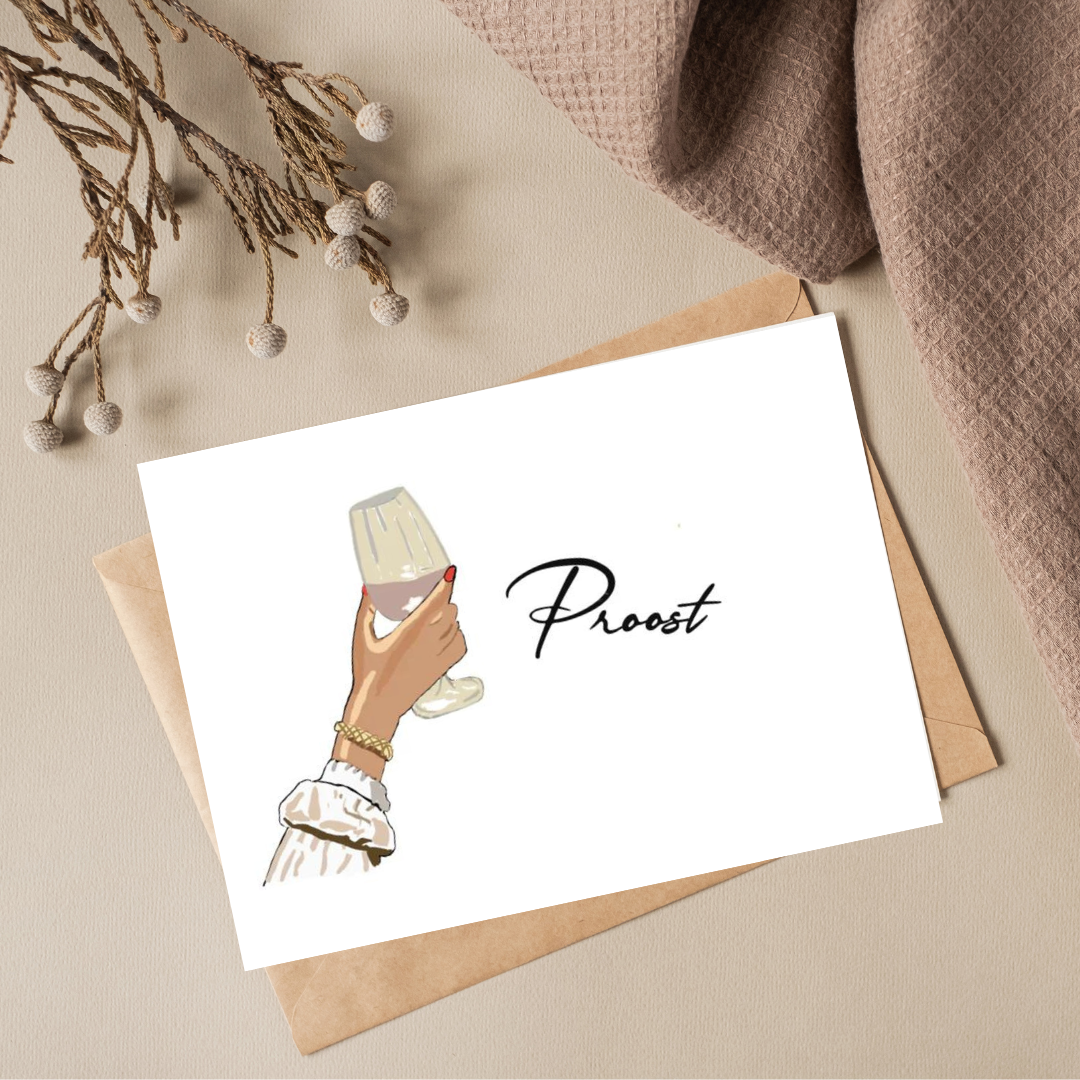 Ansichtkaart - Proost