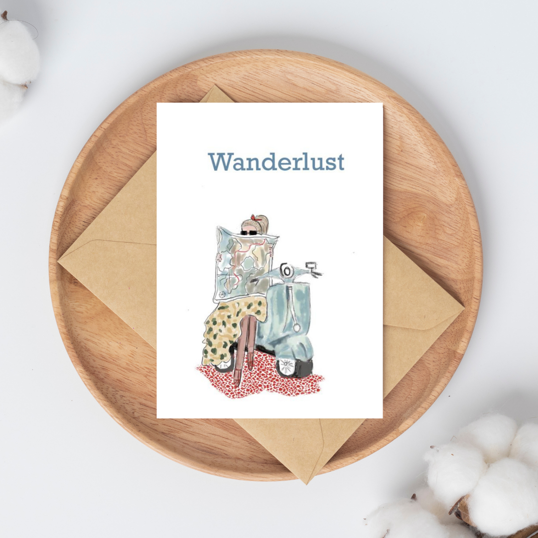 Ansichtkaart - Wanderlust