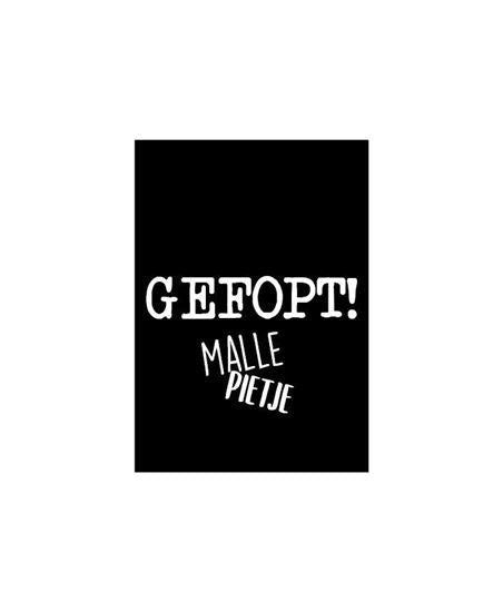 Sinterklaas - cadeaukaart - Gefopt malle pietje