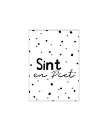 Sinterklaas cadeaukaart - Sint en Piet