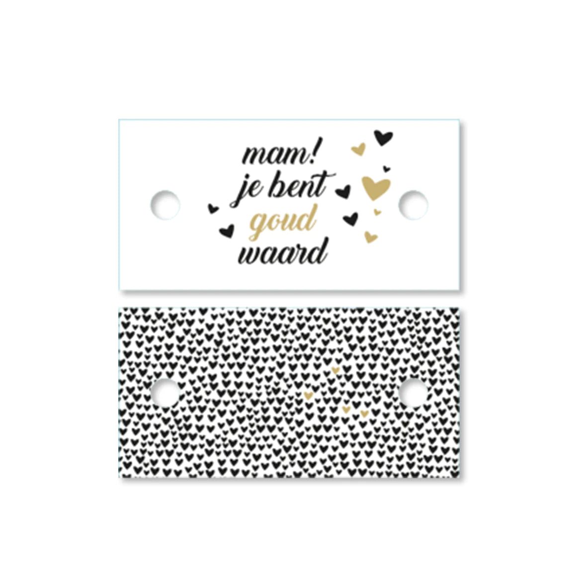 Cadeaulabel - Mam Jij Bent Goud Waard