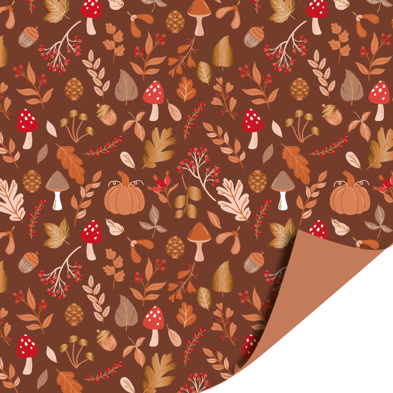 Inpakpapier 30 cm x 3 meter – Autumn Forest
