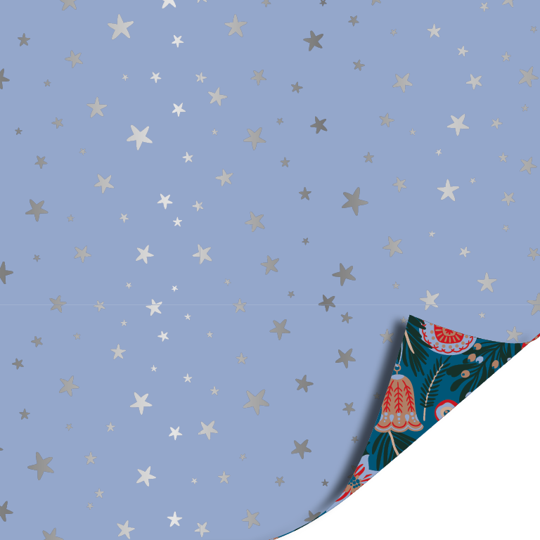 Kerst Inpakpapier 30 cm x 3 meter – Christmas Flowers