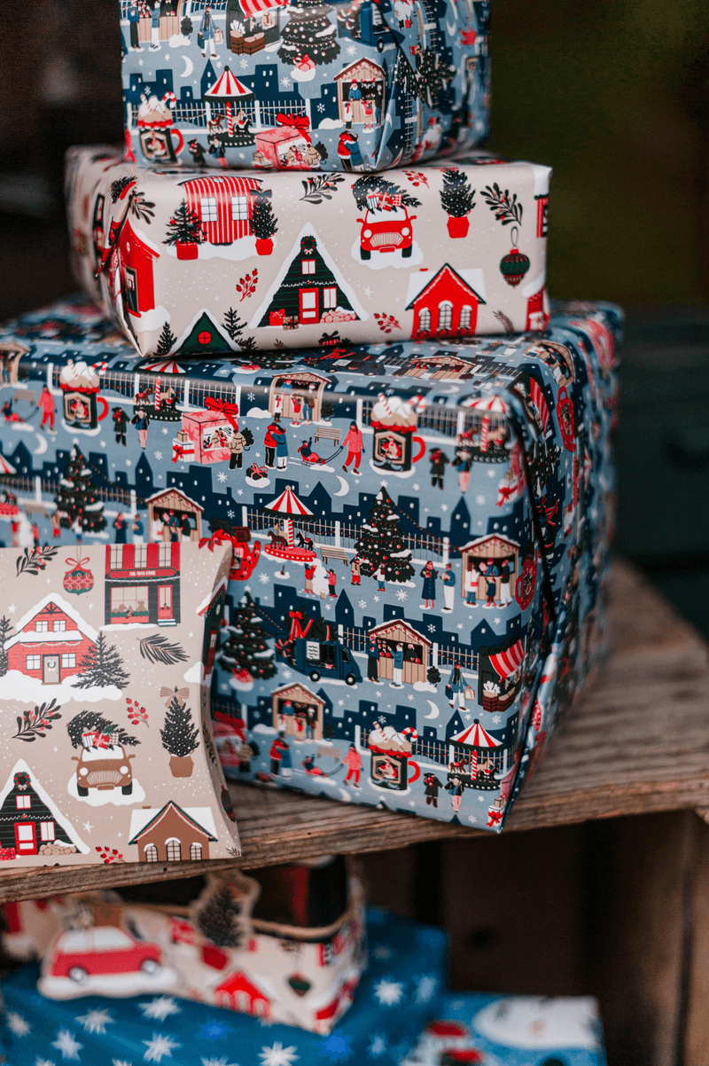 Kerst Inpakpapier 30 cm x 3 meter – Winter Fair