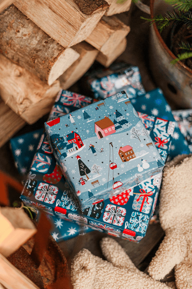 Kerst Inpakpapier 30 cm x 3 meter – Winter Wonderland