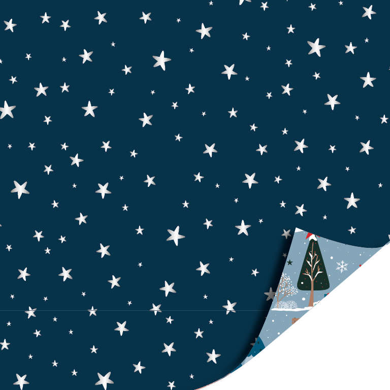 Kerst Inpakpapier 30 cm x 3 meter – Winter Wonderland