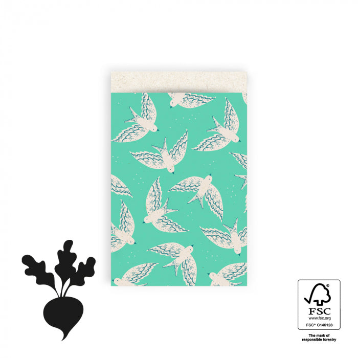 Cadeauzakjes - Birds Mint