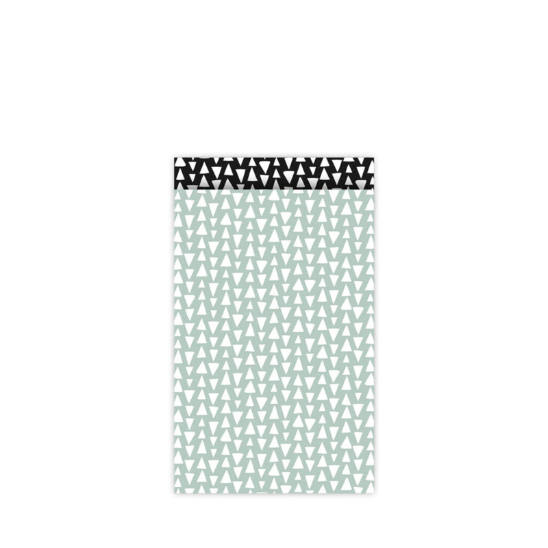 Cadeauzakjes M - Ethnic Triangles - Salie
