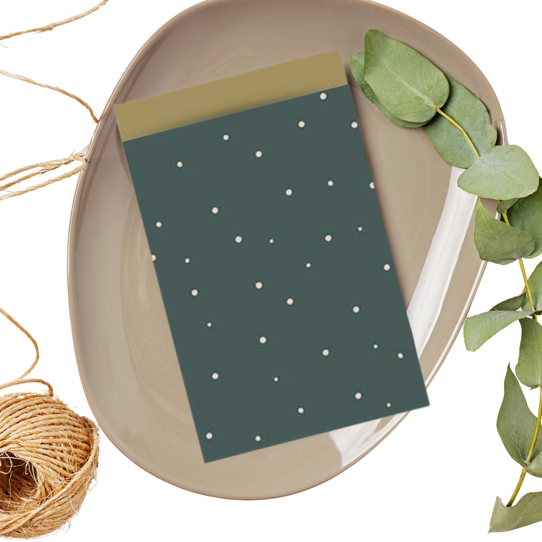 Cadeauzakjes M - Little dot - Petrol
