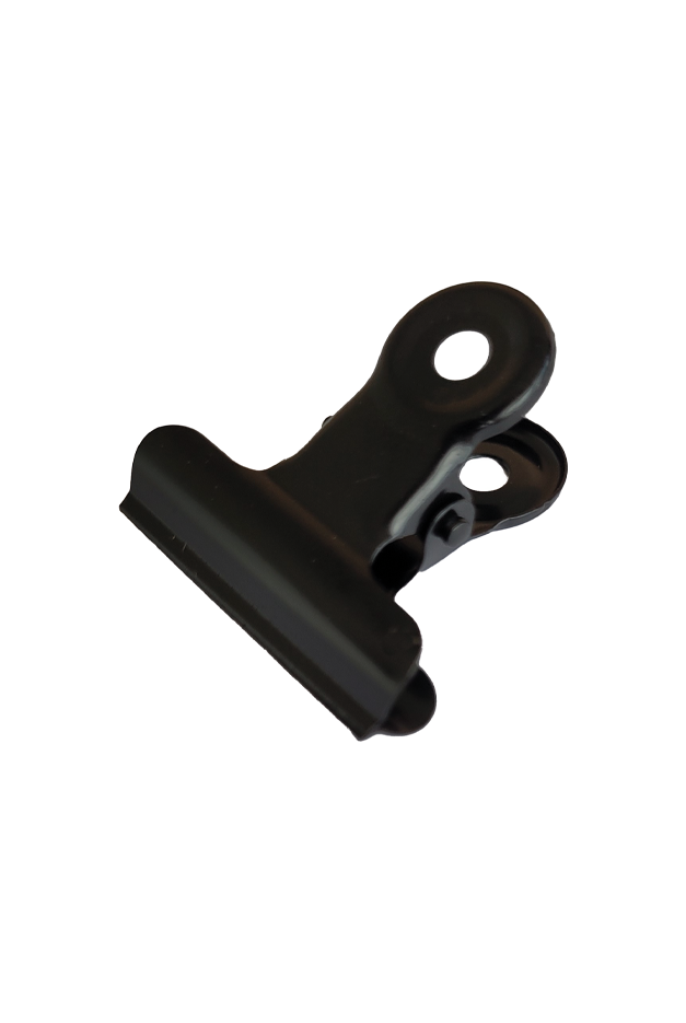 Bulldog clips zwart - small - 30mm