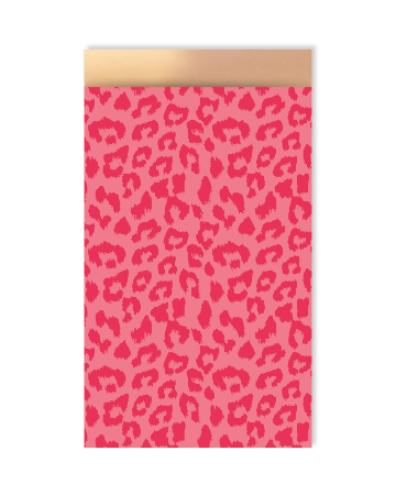 Cadeauzakjes M - Cheetah Pink