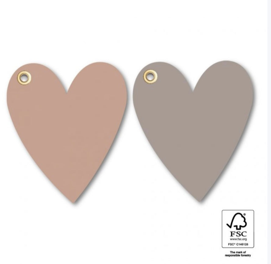 Cadeau label - Duo – Hartje
