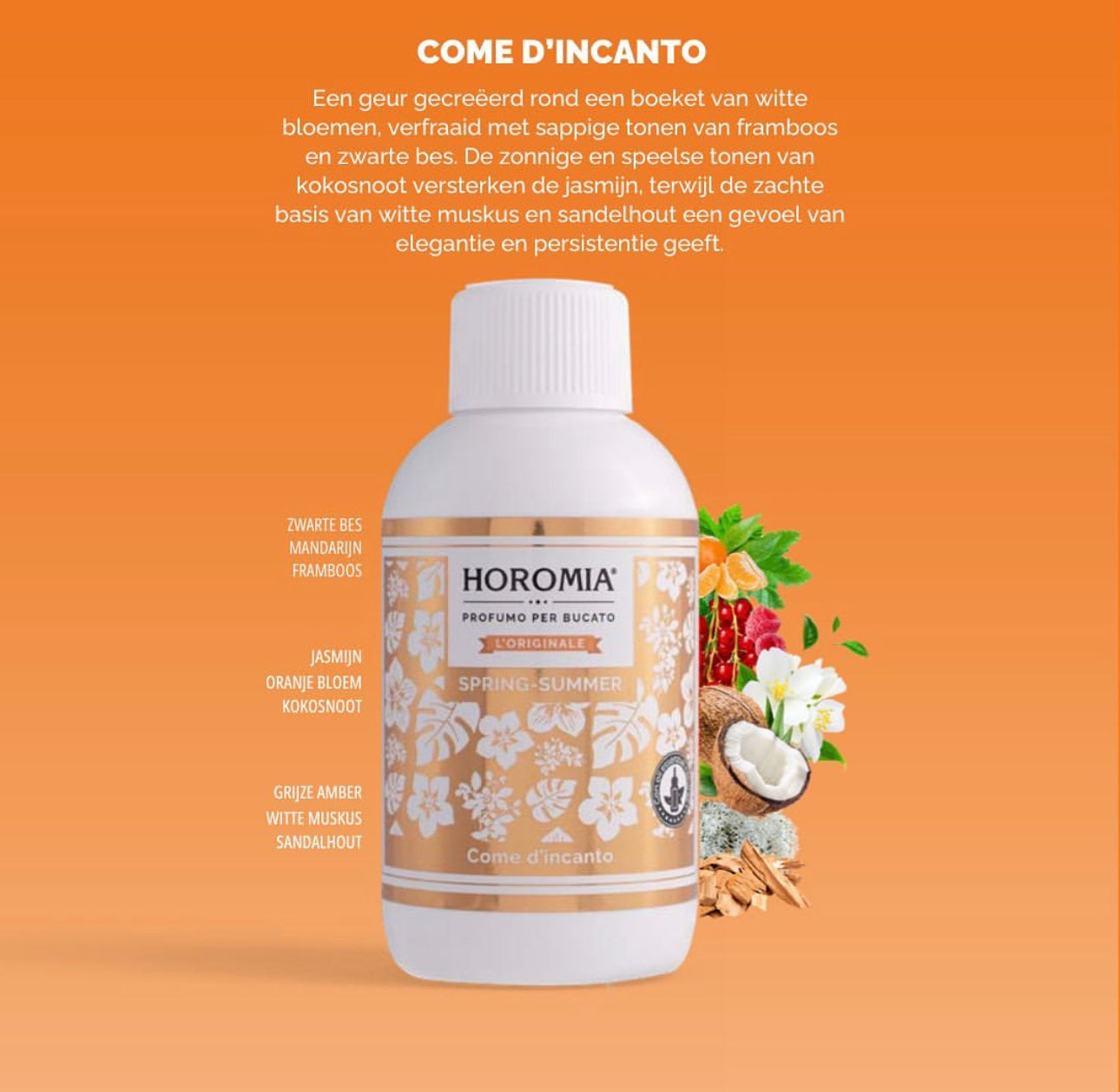 Horomia wasparfum spring-summer Come D’incanto