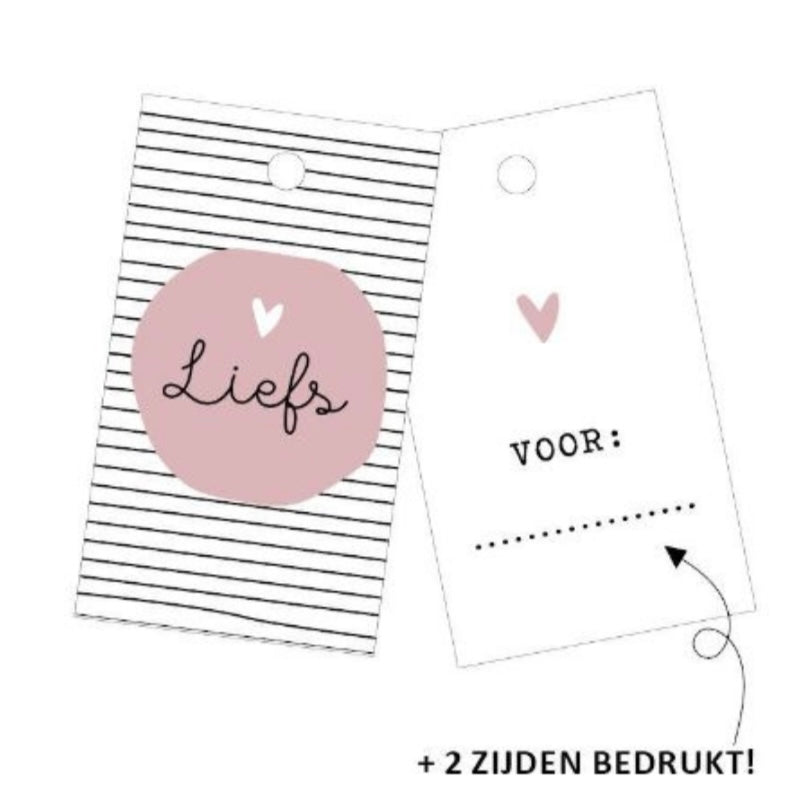 Cadeaulabel - Liefs