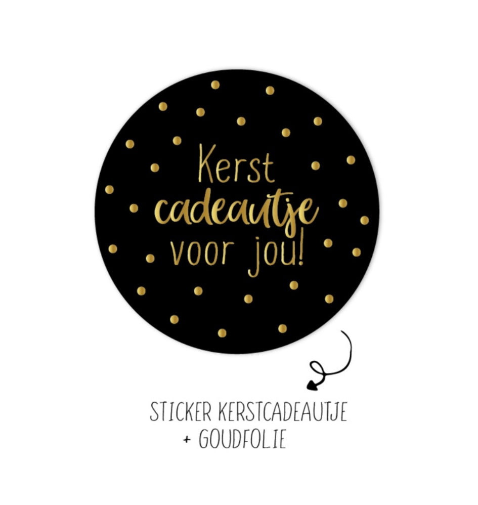 Kerst stickers - Kerst cadeautje voor jou! (5 stuks)