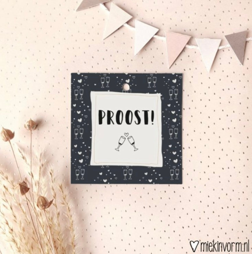 Cadeaulabel - Proost!