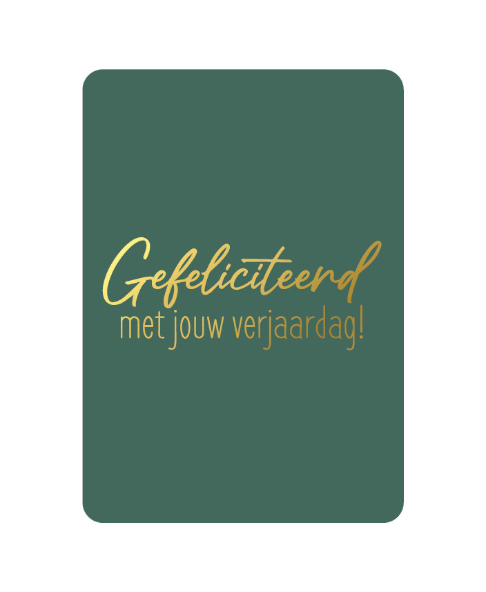 kaart gefeliciteerd met jouw verjaardag