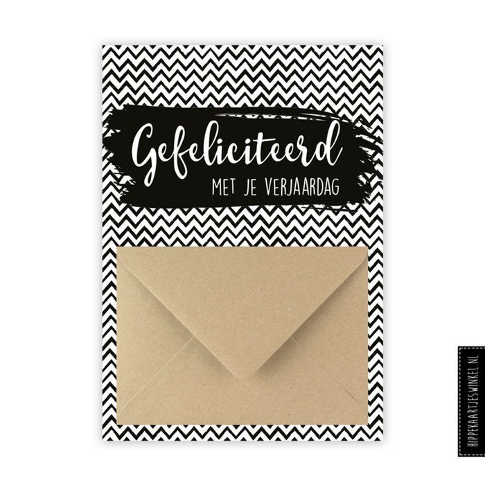 Geldkaart - Gefeliciteerd met je verjaardag
