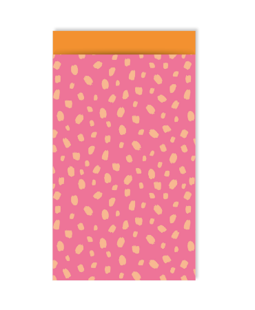 Cadeauzakjes M - 101 Dots Pink/Orange