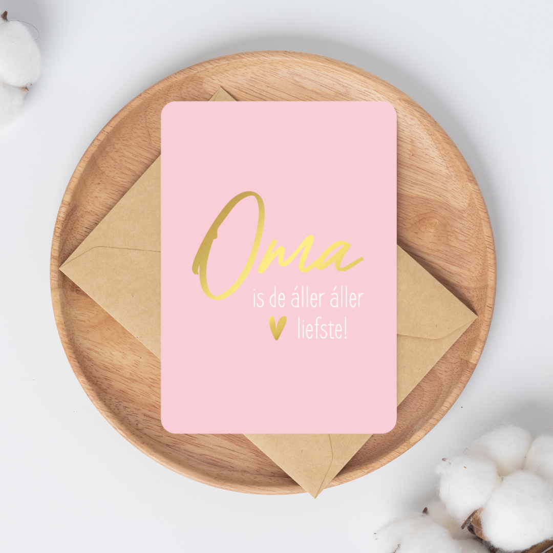 Kaart - Oma is de allerliefste