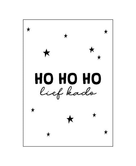 Kaart - Ho Ho Ho lief kado