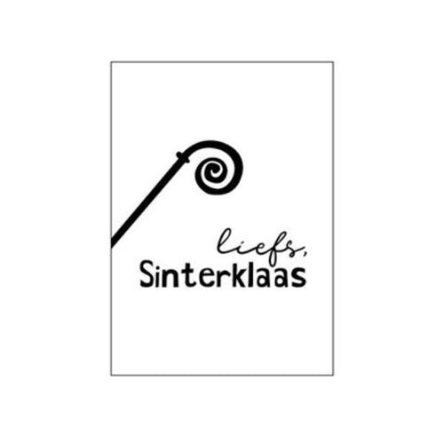 Kaart - Liefs Sinterklaas