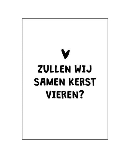 Kaart - Zullen wij samen kerst vieren?