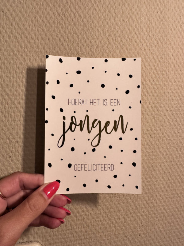 Kaart_hoerahetiseenjongengefeliciteerd_Goudfolie