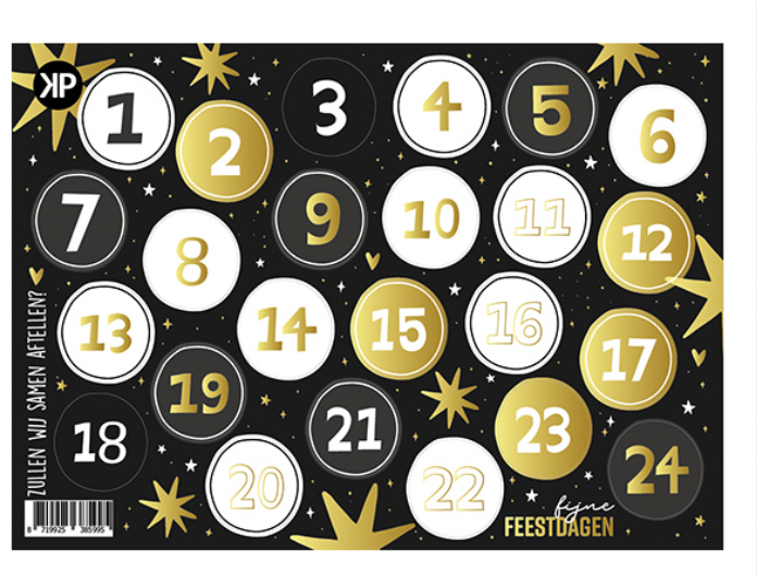 Kerststickervel
