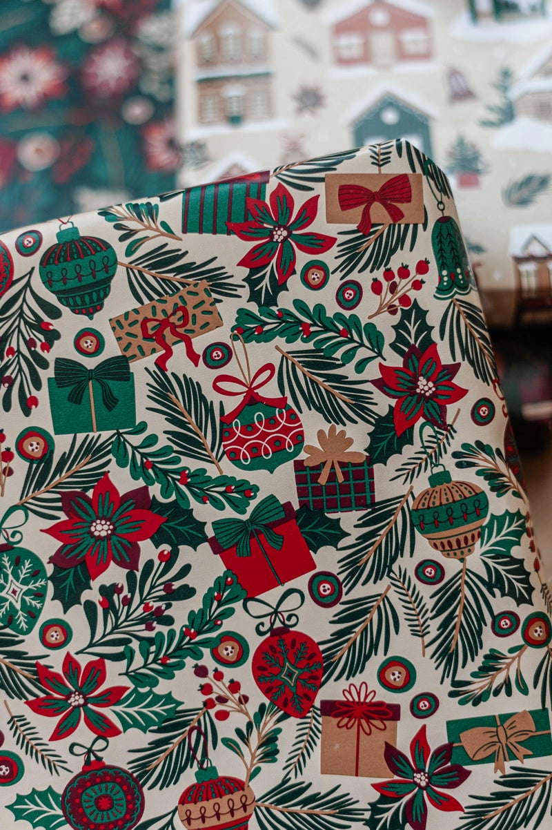 Inpakpapier - Kersttakjes