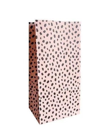 Blokbodemzak - 101 Dots - Roze - Medium