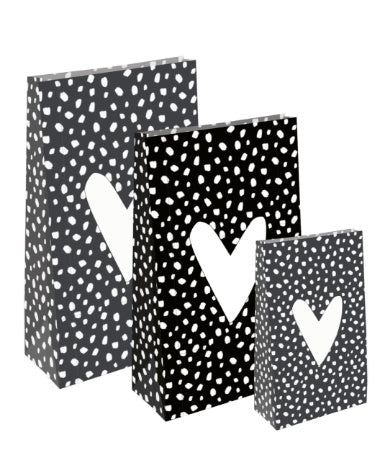Blokbodemzak - Hartje 101 - Dots - Medium