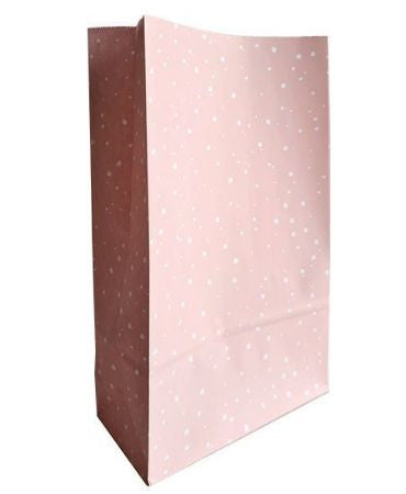 Blokbodemzak - Sweet Confetti roze - Large