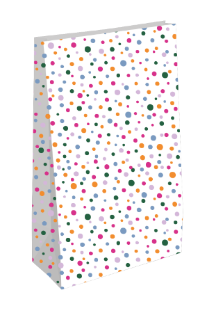 Stevige kraft papieren zakjes.
Leuke kraft papier zakjes in diverse uitvoeringen, ideaal voor het maken van bedankjes of traktaties, nu extra stevig.

14 x 8 x 26 cm (Breedte x Bodem x Hoogte)
