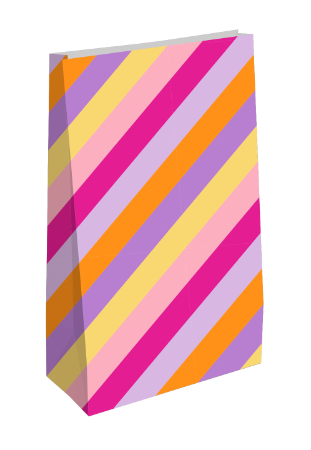 Stevige kraft papieren zakjes.
Leuke kraft papier zakjes in diverse uitvoeringen, ideaal voor het maken van bedankjes of traktaties, nu extra stevig.

14 x 8 x 26 cm (Breedte x Bodem x Hoogte)