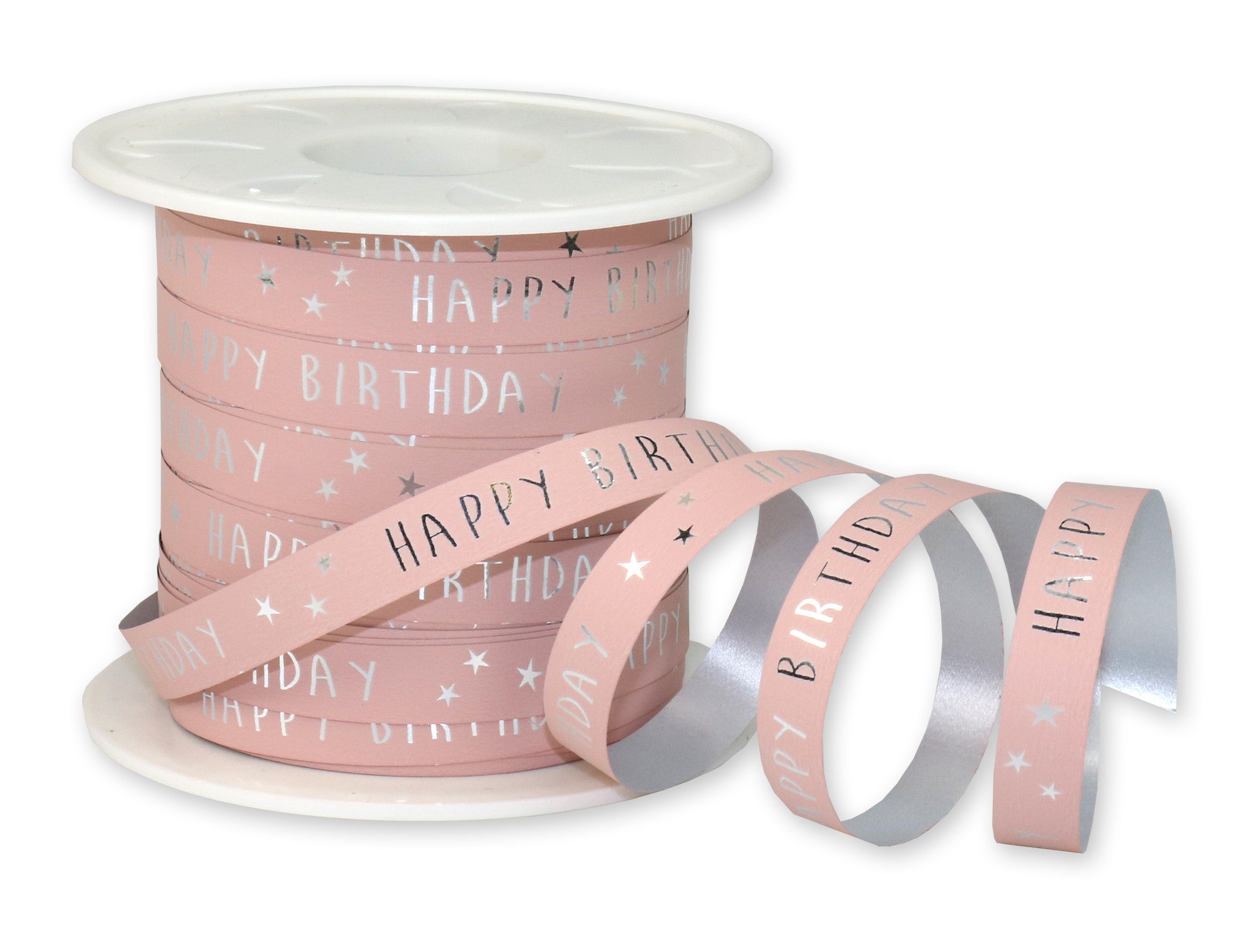 Krullint - Happy Birthday - Roze