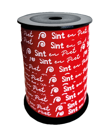 Krullint - Sint en piet - Rood/wit