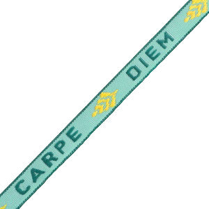 Lint met tekst - Carpe diem - Turquoise