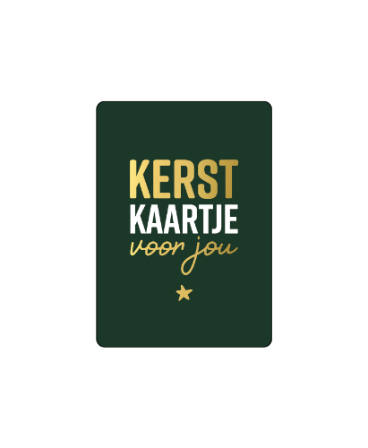 Kerst mini kaartjes - Kerst kaartje voor jou