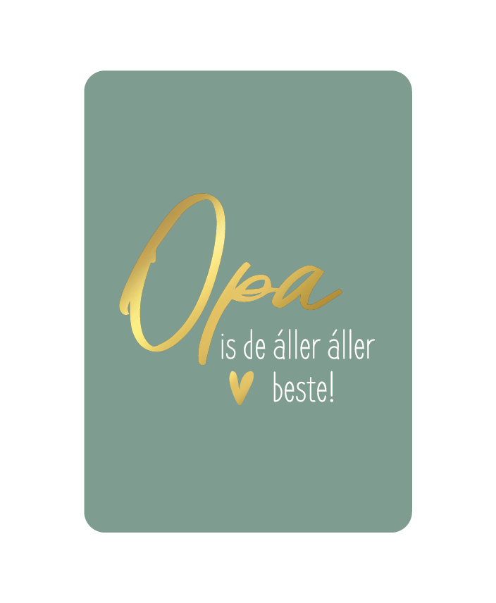 Kaart - Opa is de aller aller beste