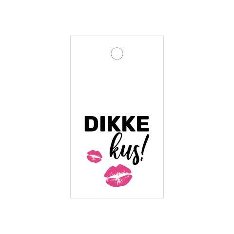 Cadeaulabel - Dikke kus