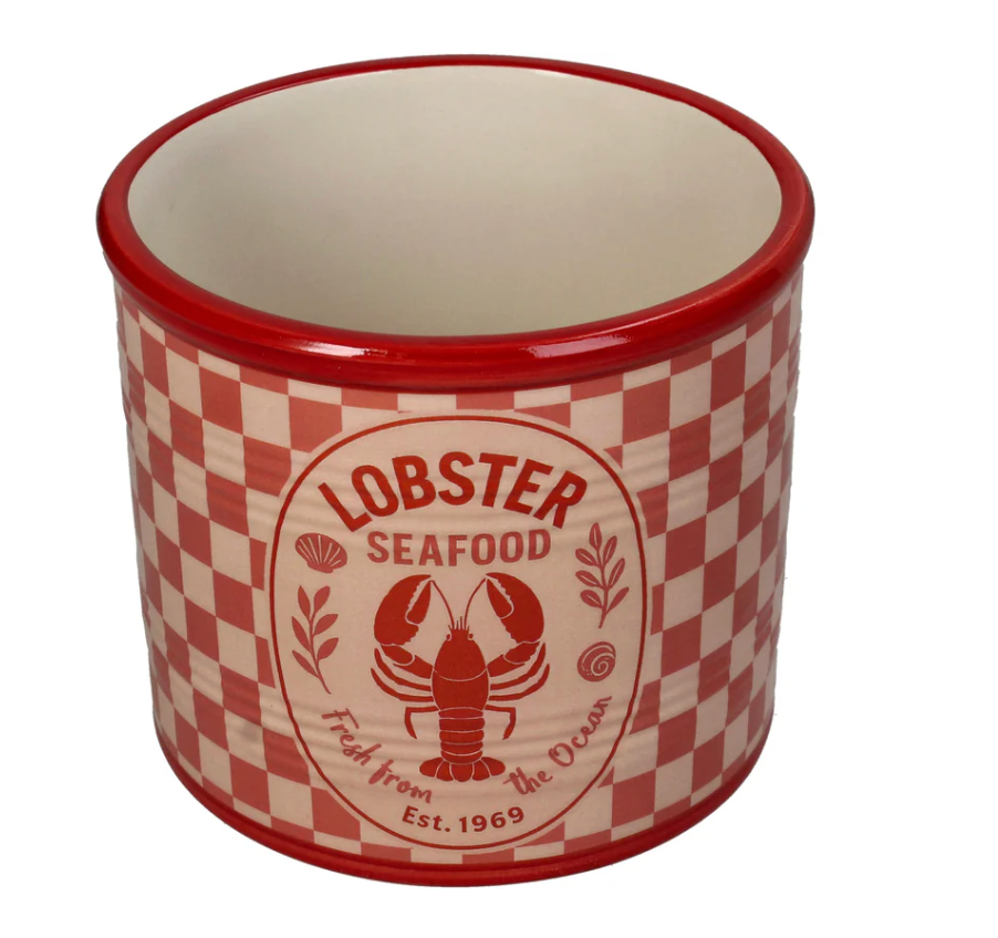 Vaas / Potje Lobster - Rood - 13.8x13.8x11.8cm