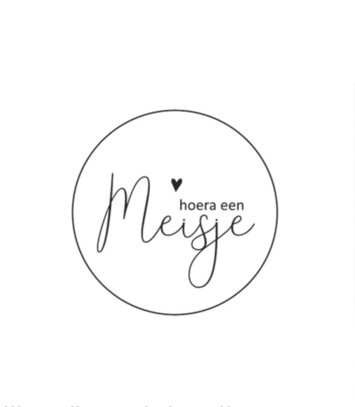 Sticker_Hoeraeenmeisje