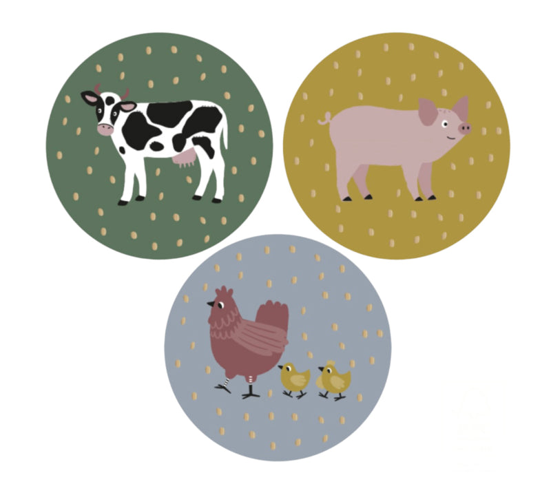 Stickers - Boerderij dieren (5 stuks)