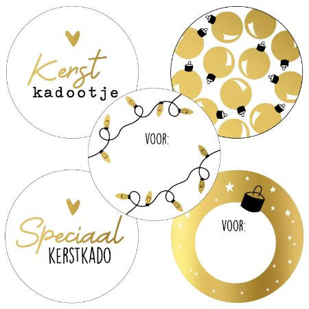 Stickers_Goudkerstmix