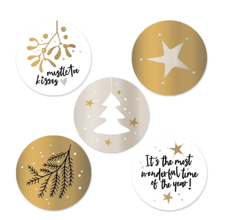 Stickers_Kerstillustraties