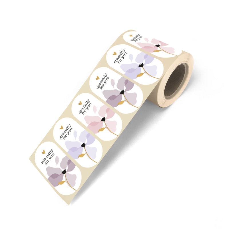 Stickers - Layered Petals - Warm (5 stuks)